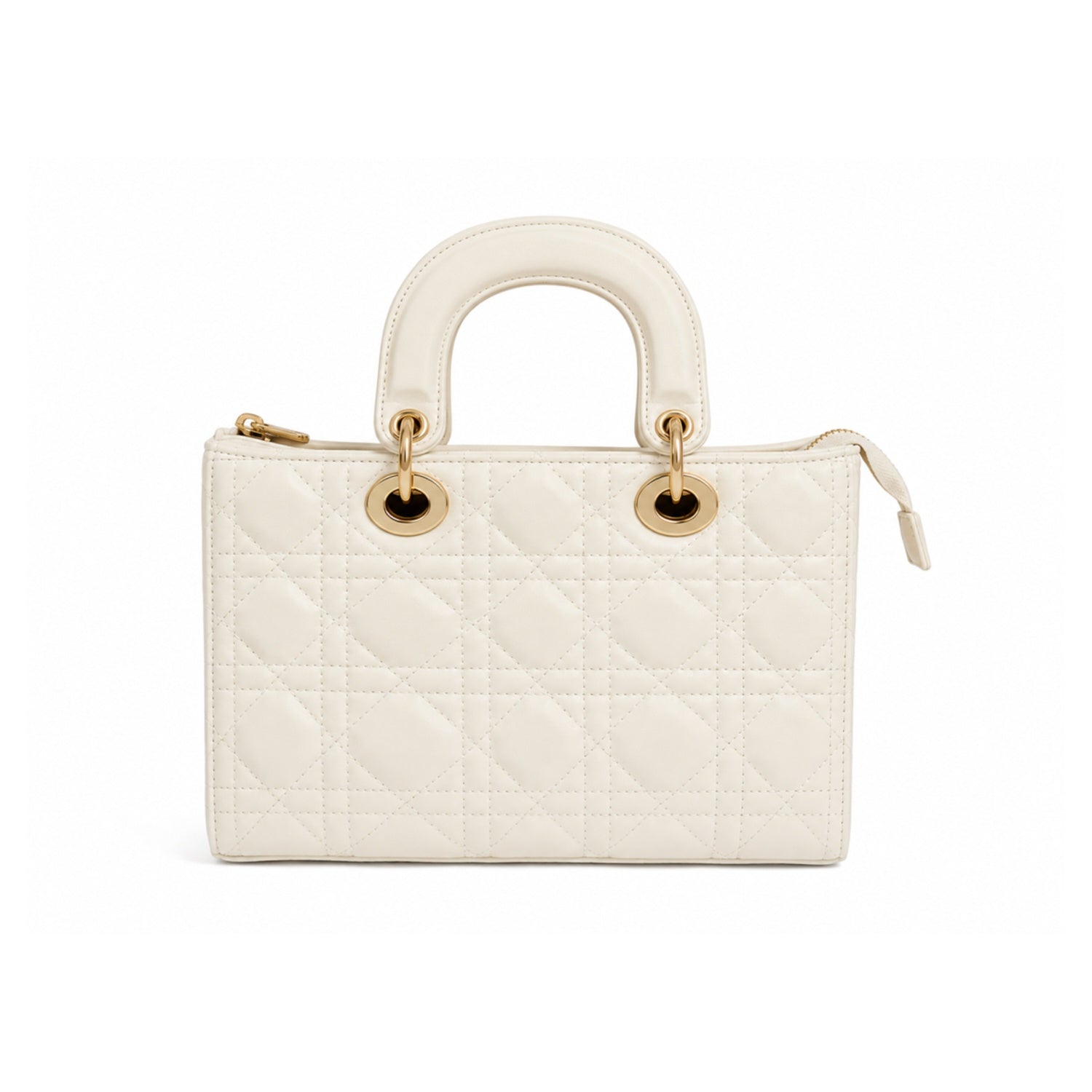 Flifa TTB18 Wide Quilted Top Handle Bag