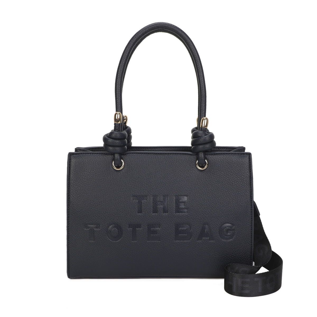 Liora" – Knotted Handle Tote Bag
