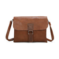 Mirelle" – Classic Buckle Flap Crossbody Bag