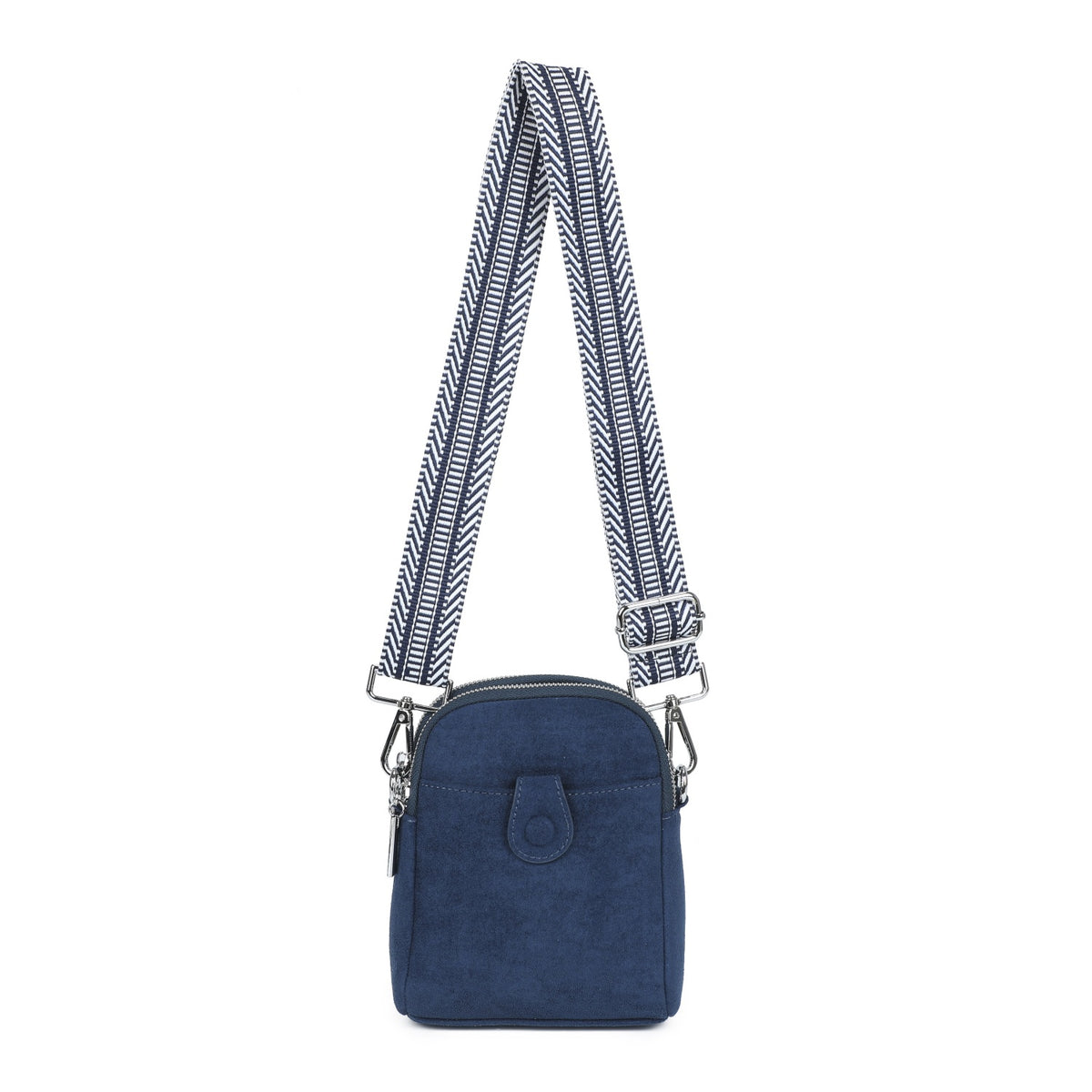 Veyra" – Double Zip Crossbody Bag