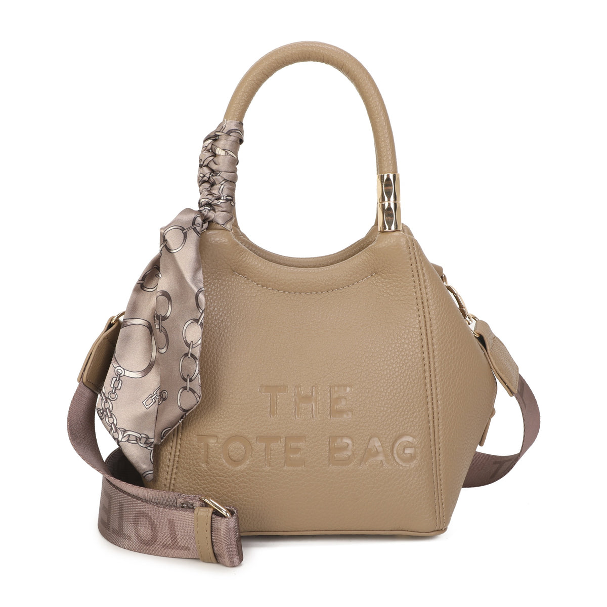 Gabrielle™ Scarf Detail Crossbody Bag | Women's PVC Bag | The Tote Bags