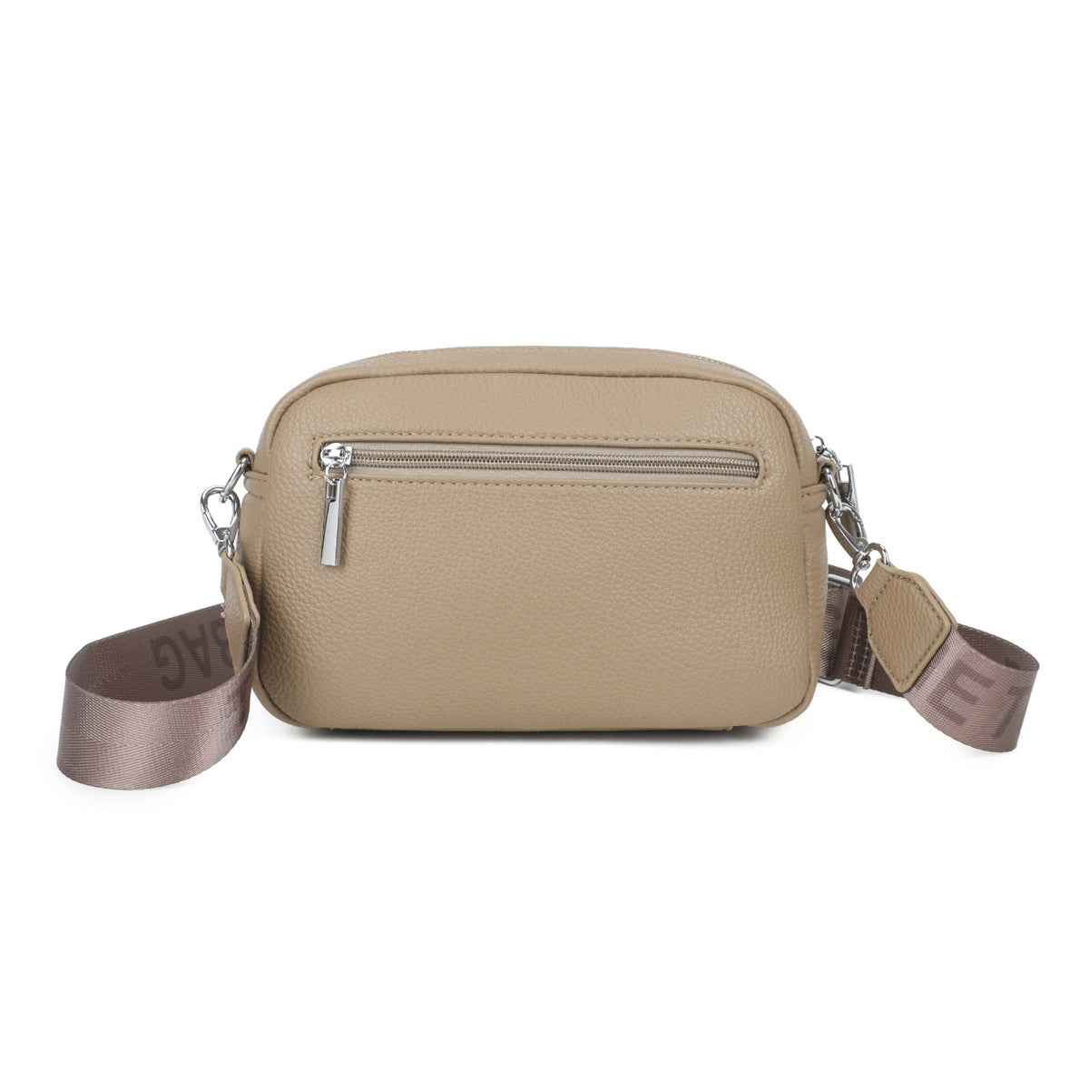 Vellora" – Double Zip Crossbody Camera Bag