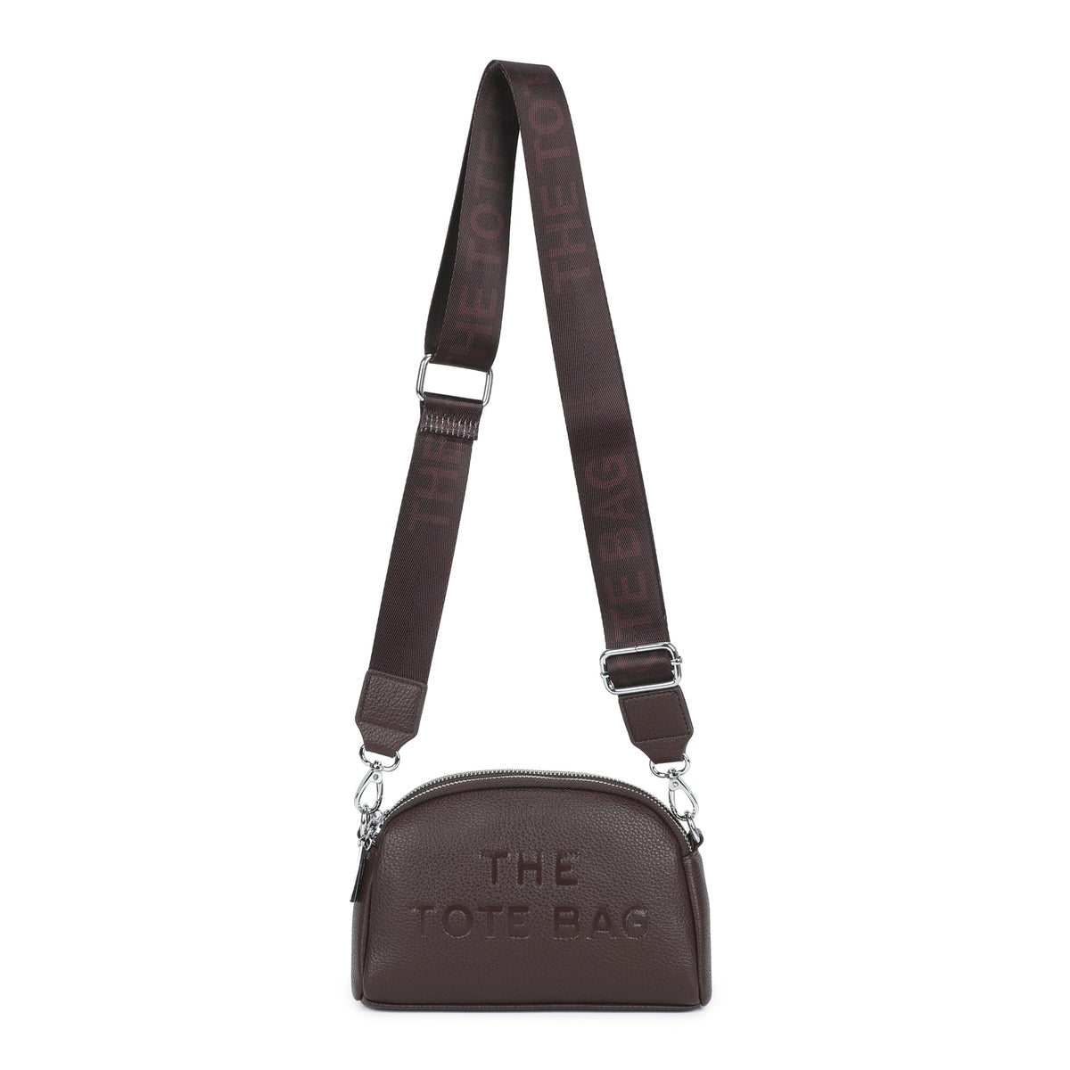 Marielle™ Double-Zip Vegan Leather Shoulder Bag | The Tote Bags