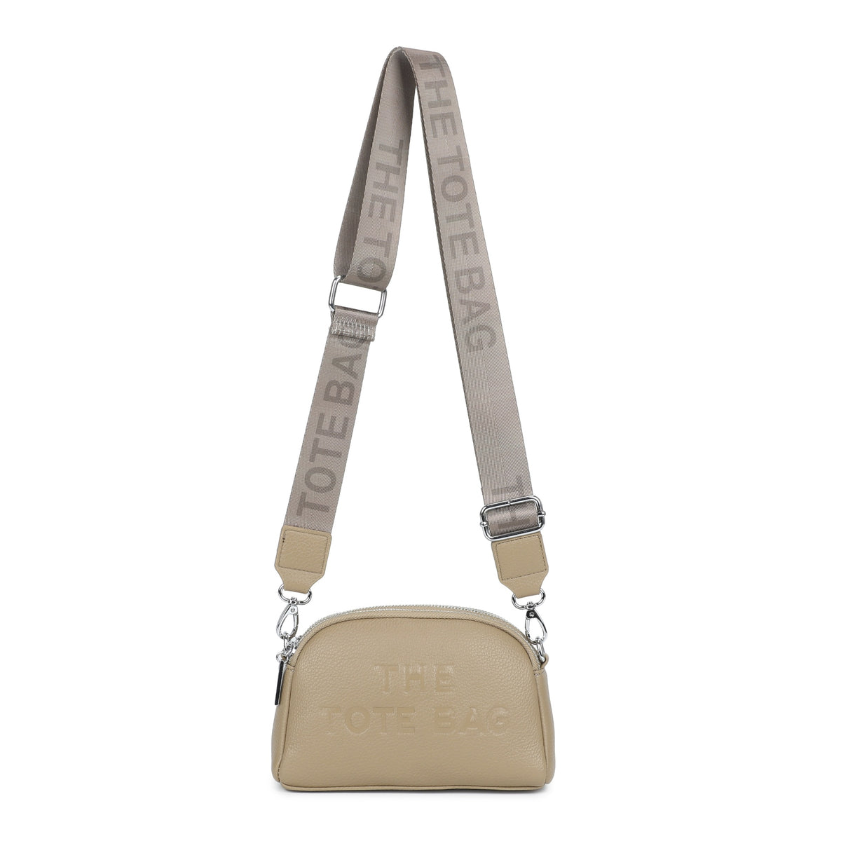 Marielle™ Double-Zip Vegan Leather Shoulder Bag | The Tote Bags