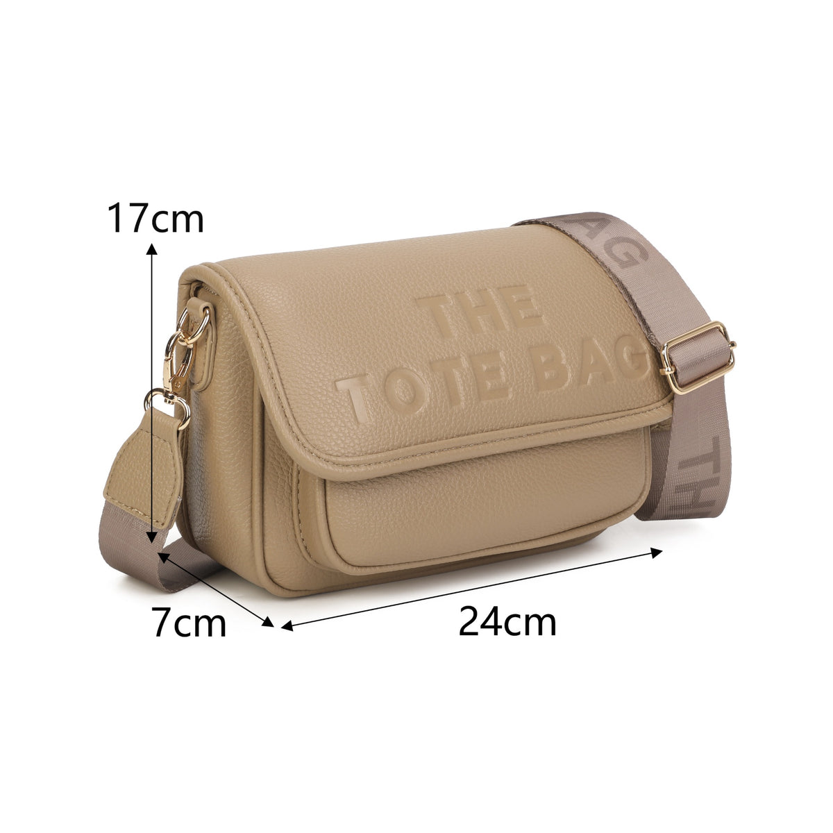 Maribel™ Flap Front Multi-Compartment Crossbody Bag | The Tote Bags
