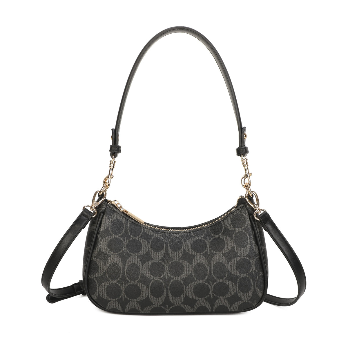 Zavelle"– Y2K Curved Shoulder &amp; Crossbody Bag