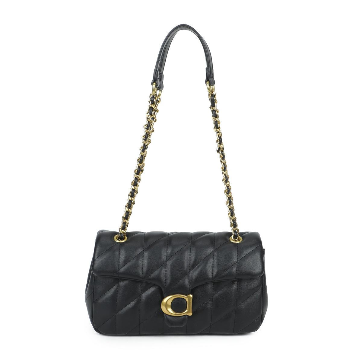 Serelle" – Quilted Chain Shoulder Bag