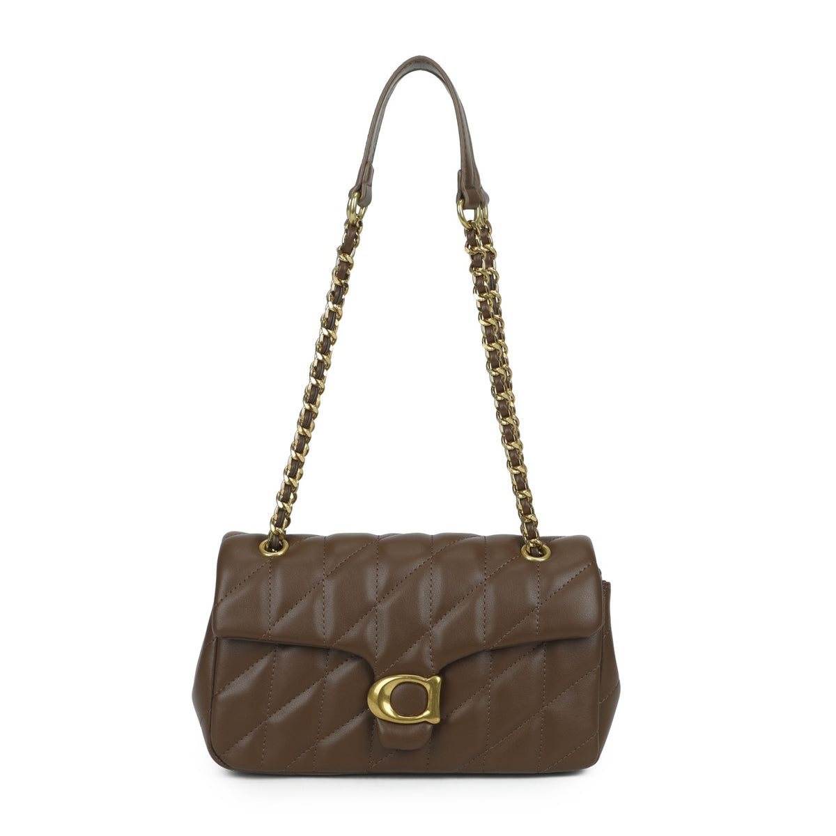 Serelle" – Quilted Chain Shoulder Bag