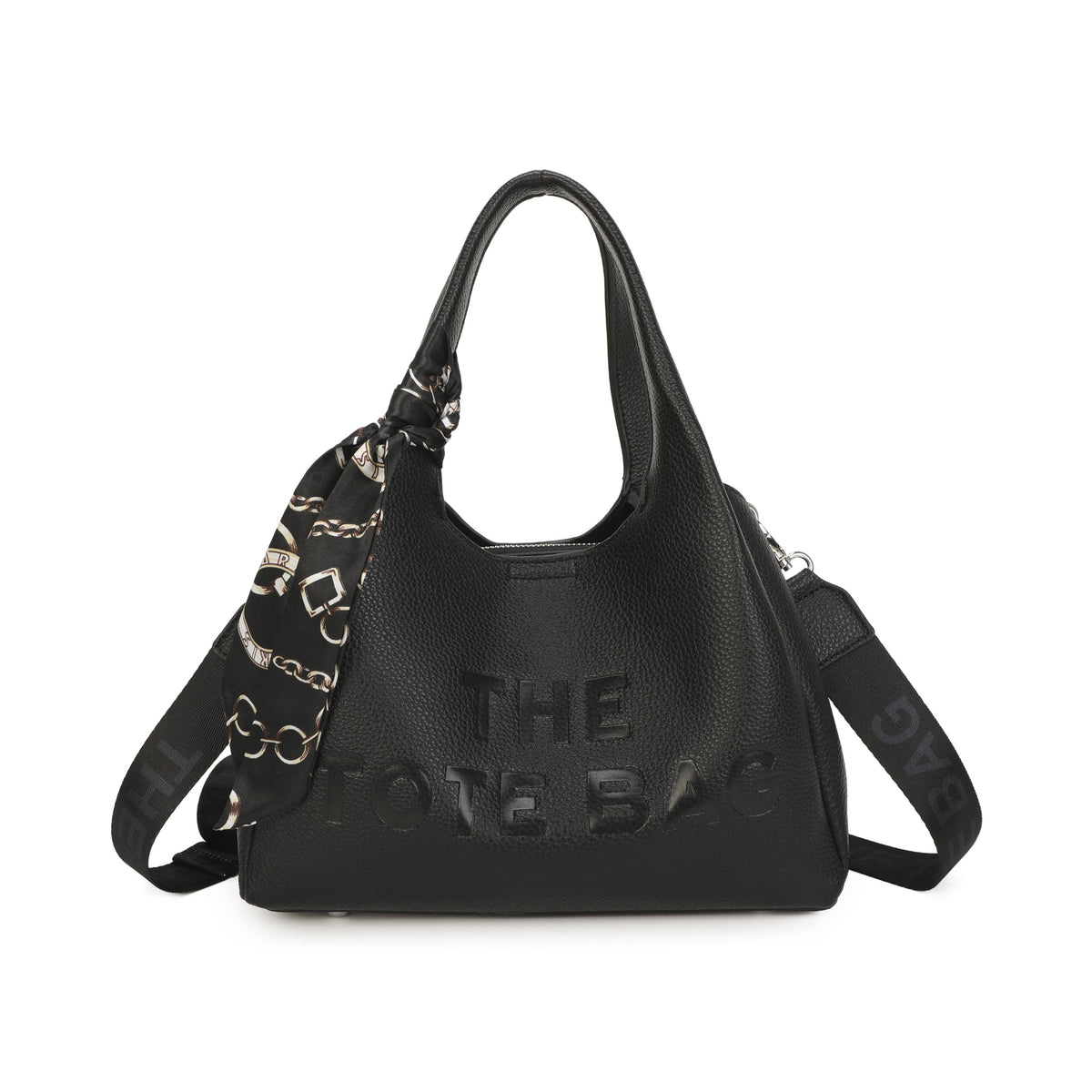 Mirabelle™ Slouchy Hobo Bag with Scarf Detail | Stylish Everyday Handbag