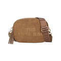 Genevieve™ – Suede-Effect Multi-Zip Crossbody Bag